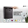 AdirOffice Large Wall Mounted Drop Box with Suggestion Cards, Combination Lock, Black (631-04-BLK-KC-PKG)~#|#~4206F048-F369-45C5-96F8698783AAAE29_sc7
