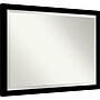 Amanti Art Brushed Black Beveled Bathroom Wall Mirror, 33.5" x 43.5", Black (A42678100284)~#|#~420D0875-09A2-4B8E-B50CB86EFD58AE63_sc7