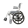 Medline Guardian Shower Commode, Drop Arms, Back Rest, Aluminum Frame, 275 lb. Capacity (G1-503WCPX1) ~#|#~4211A04F-E218-4381-AA8495B89514F364_sc7