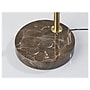 Adesso Bolton 57.75" Antique Brass Floor Lamp with Dome Shade (4307-21)~#|#~42120E3A-90EC-4130-90624321FE16B1EF_sc7