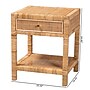 bali & pari Adelia 20.5"W x 18.5"D Natural Rattan Nightstand, Natural (229-13149-HiT)~#|#~421BD0C7-5596-4945-AC41B00FD9949C51_sc7