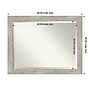 Amanti Art Dove Greywash Frame Wall Mirror, 36" x 46" (A42674593685)~#|#~421E106F-4345-4447-8419E9D310A128D4_sc7