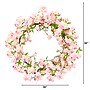 Nearly Natural 30" Artificial Pink Cherry Blossom Wreath (W1365)~#|#~42242ACC-1CFD-416F-AFCC63C0DF354872_sc7