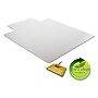 Alera Carpet Chair Mat with Lip, 45" x 53'', Low-Pile, Clear (ALEMAT4553CFPL)~#|#~92761040-784C-448A-B22CE1D9282EB1BC_sc7