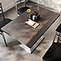 Flash Furniture Bennett Wooden Commercial Indoor Table, 48" x 30", Dark Brown Top/Silver Base (GSF3048DBTB002S)~#|#~422B49A6-A2E2-43C5-BE3A88A90D3E16E8_sc7