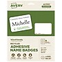 Avery EcoFriendly Sticker Name Tags/Labels, 2 1/3" x 3 3/8", White, 20 Sheets/Pack, 160 Labels/Pack (42395)~#|#~422BE511-16AD-4E45-A2C4B204335791B1_sc7