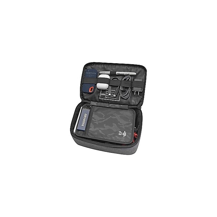 Solo New York Bridge RFID Polyester Travel Technology Case, Gray