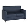 Flash Furniture Hercules Diplomat LeatherSoft Loveseat, Navy/Chrome Legs (BT8272NVYCHR)~#|#~4235291B-5081-4023-97DDF2F2F7F843EE_sc7