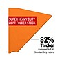 Medical Arts Press Heavy-Duty End Tab File Folder, Straight Cut, Letter-Size, Orange, 40/Box (S-09459-ORG)~#|#~423B9950-5E24-4595-9C24428B15E8E448_sc7