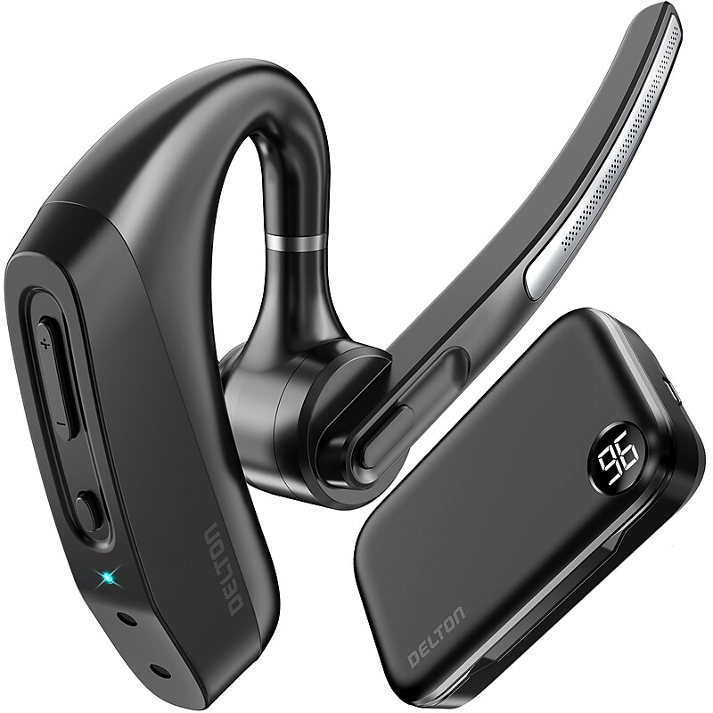 Delton K130 Wireless Noise Canceling Earbuds, Bluetooth, Black (DHBK130) image 1
