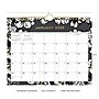 2027 Blue Sky Baccara Dark 11" x 8.75" Monthly Wall Calendar, Black/Gold (116052-27)~#|#~423D936F-AFC6-452F-B4FFE687F00BC37D_sc7
