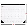 2026 Staples 22" x 17" Monthly Desk Pad Calendar, White/Black (ST12951-26)~#|#~42426272-3CC4-4E64-B83C225578D044F3_sc7