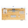 FlexiSpot E7COMMERCIAL 48''W Electric Height Adjustable Standing Desk, Bamboo/White (E7WCOM4824-LBZB)~#|#~4243F946-11F2-4FB1-B36073612C0AFCEF_sc7
