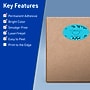 Avery Printable Oval Multipurpose Labels, 4.25" x 2.5", Bright Blue, 60/Pack (94058)~#|#~4244AB3D-F238-416F-966B15FDB9BE7BE0_sc7