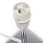 Creekwood Home Square Chrome 9.65" LED Table Lamp, White (CWT-1013-WH)~#|#~424513FA-6889-415E-B8B7479BF7FD231A_sc7