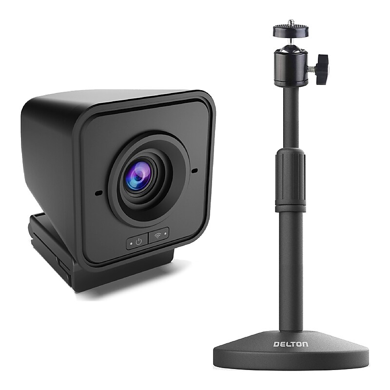 Delton C50 1080p WebCam Bundle, Tripod Mounted, Black (DWC50BD1) image 1
