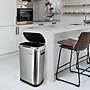 Elama Stainless Steel Indoor Sensor Trash Can, 13 Gallon, Silver (938122406M)~#|#~4246758B-BE7E-4DEF-9A0FAA42CC02EB7C_sc7