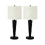 Monarch Specialties Inc. Incandescent Table Lamp, Matte Black/Ivory, 2/Set (I 9643)~#|#~4247CDCD-BAEC-4B9C-9115190A1FD93F4A_sc7