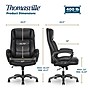 Thomasville Lansing Ergonomic Polyurethane Big & Tall Chair, 400 lb. Capacity, Black (52398-BLK)~#|#~4249C030-0077-456E-9EDC7A96FD489655_sc7