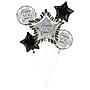 Party City Silver Soiree 5-Piece Foil Balloon Bouquet (AM60050743-P)~#|#~424CF14B-2F24-4D68-99B677F37DEC2C92_sc7