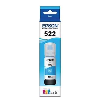 Epson T522 Cyan Standard Yield Ink Bottle (T522220-S)