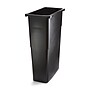 Coastwide Professional™ Slim Plastic Trash Can with no Lid, Black, 23 Gal. (CW50718)~#|#~424FF9AD-1B3C-4BF1-A02E61FD6C395BDF_sc7