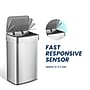 Nine Stars Nova Stainless Steel Motion Sensor Trash Can, 13.2 Gallon, Silver (ONT-50-81SL)~#|#~425060F2-FDCC-4F29-867C0E5369ADE1C8_sc7