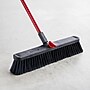 Libman 18" Steel Handle Smooth Surface Push Broom, 4/Carton (0800)~#|#~42536EA5-AA43-4F9E-B6854D7324291D6A_sc7