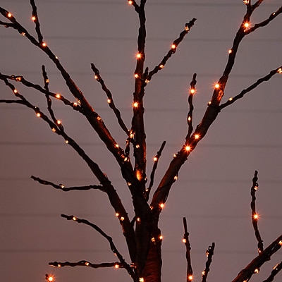 Nearly Natural Pre-Lit Artificial Halloween Twig Tree - Thumbnail 2