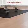 Staples Office Chair Mat, Black Floor Mats, Hard Floors, Textured Underside, 48 x 36 Inch, Smooth Glide~#|#~4259C7D9-6D84-4352-A0355A3363E8AE4B_sc7