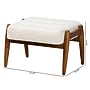 Baxton Studio Jeanine Footrest, White/Walnut Brown (228-12965-HiT)~#|#~425AE6D6-1096-4FD8-82CCA406684D6DB9_sc7