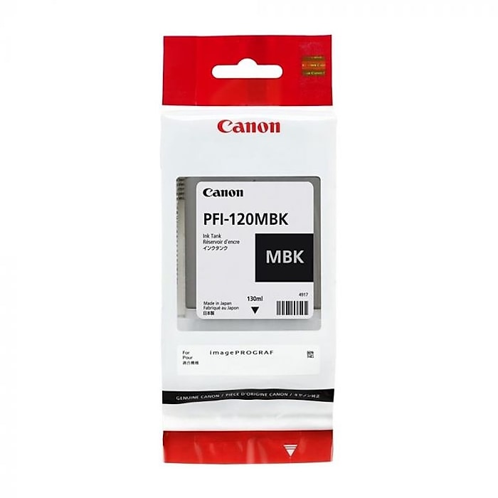 Canon 120MBK Matte Black Standard Yield Ink Cartridge Canon 120MBK Matte Black Standard Yield Ink Cartridge