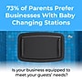Koala Kare Recessed Baby Changing Station, Horizontal Mount, Polypropylene, Matte Black (KB310-SSRE-MBLK)~#|#~42605CA4-92B5-463E-B6DAE9761E83A10E_sc7