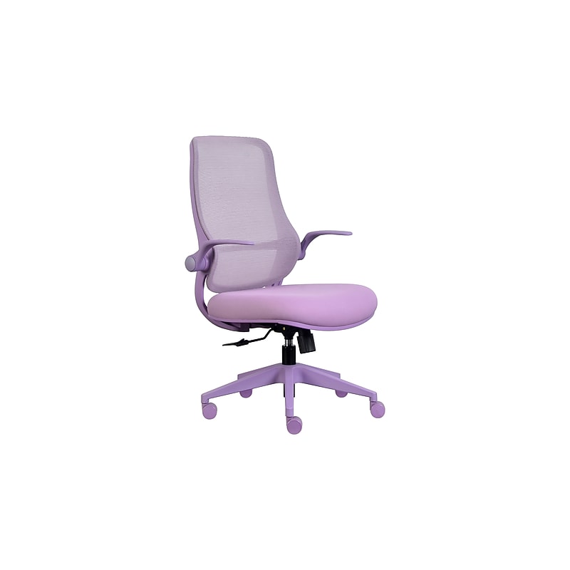 Tempur-Pedic Stratus Ergonomic Mesh/Fabric Swivel Executive Chair, Lilac (TP-STRATUS-LIL) image 1