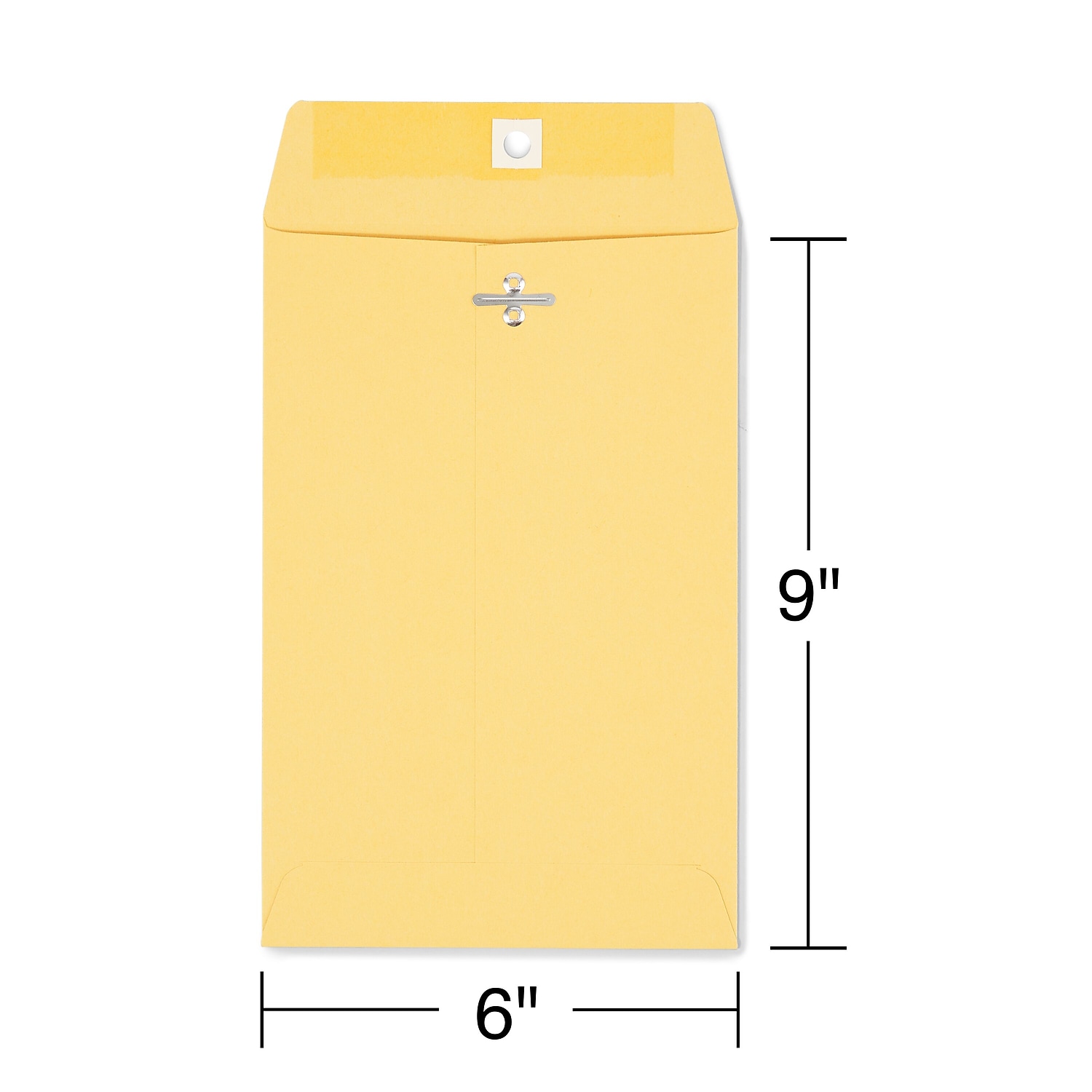 MyOfficeInnovations Braun Kraft Verschluss 6" x 9" Umschläge 100/Box 186999 - Bild 2 von 4