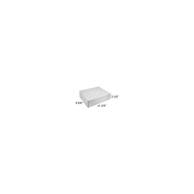 White Side-Loading Locking-Tab Mailers, 11-1/8" x 8-5/8" x 2-1/2", 50/Bundle image 1