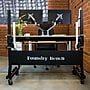 VersaDesk Foundry Bench 60"W Electric Rectangular Adjustable Standing Desk, Bamboo/Black (FB6030-BNB-APP)~#|#~42662BFD-DF50-46AB-A115A2488CB2CD4C_sc7