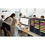 AdirOffice 30-Compartment Literature Organizer, 32" x 13", Black (501-30-BLK)~#|#~426C382C-89D6-4EED-9E84C8B7D5536BAB_sc7