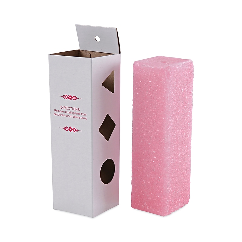 Boardwalk Deodorizing Para Wall Urinal Block, Cherry Scent, Pink, 6/Pack (W24) image 1