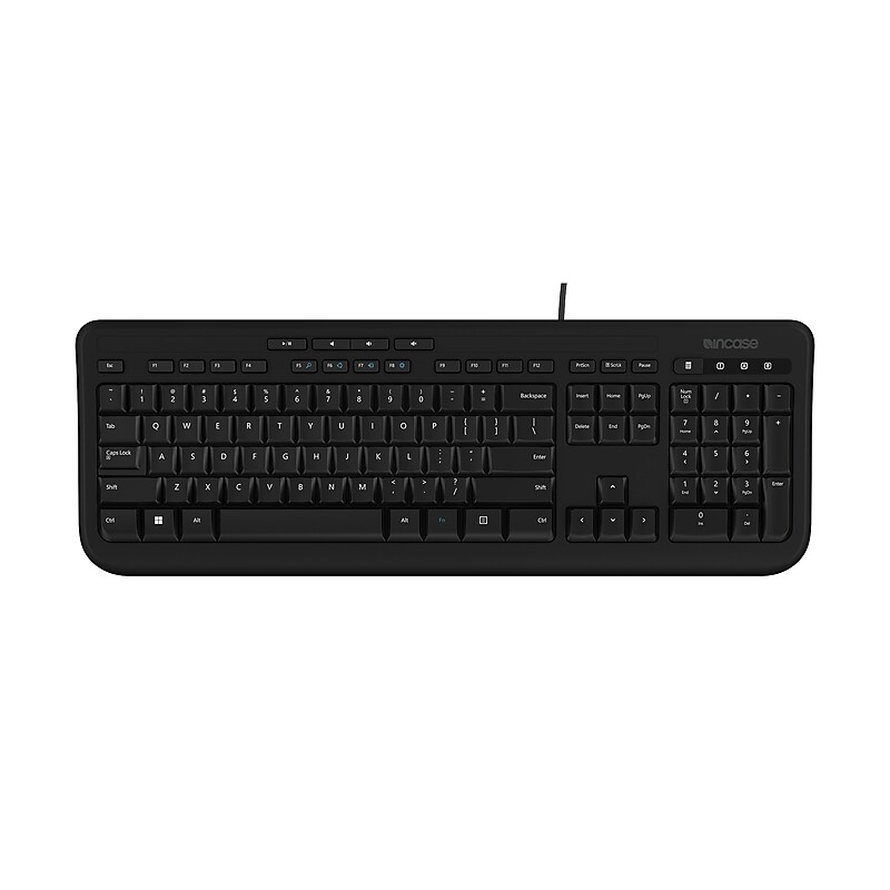 Incase Designed by Microsoft Wired Keyboard 600, Black (ANB-00001) image 1