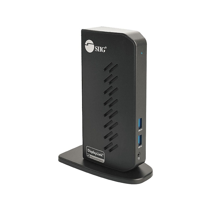 SIIG Universal Hybrid Dual 4K Video Docking Station (JU-DK0H11-S1) image 1