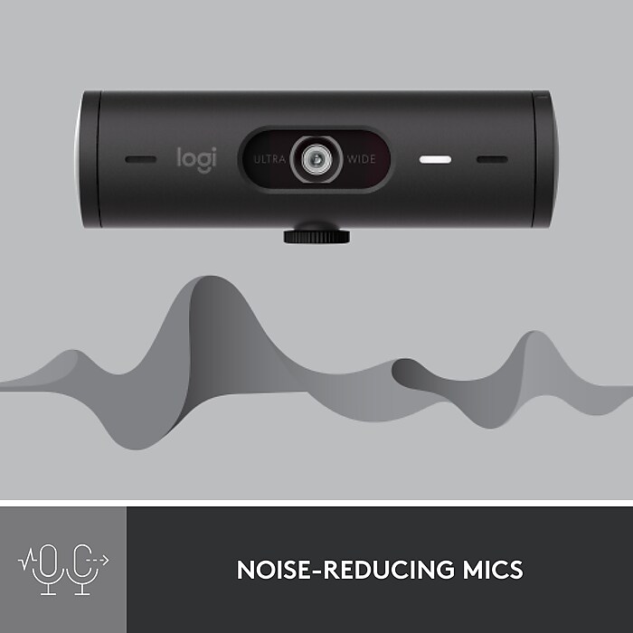 Logitech Brio 500 HD 1080p Webcam, 4 Megapixels, Graphite (960-001493) | Staples Logitech Brio 500 HD 1080p Webcam, 4 Megapixels, Graphite (960-001493) | Staples