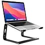 Staples TECH 11.2 x 10.2 Aluminum Laptop Stand, Black (ST62654)~#|#~428C0AE2-1F62-4157-9301A210709D1D8A_sc7