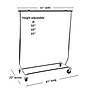 Nahanco 48" x 22.5" Single-Rail Garment Rack, Chrome Metal (RCS-1)~#|#~428CED19-9AF5-4928-9D7F3555568F63C0_sc7