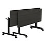 Regency Kobe 84"W x 24"D Foldable Training Room Table, Laminate, With Wheels, Ash Grey (MKFTM8424AG)~#|#~428F6FDC-14C2-42B4-80F811E625808D4A_sc7