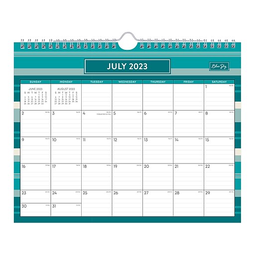 2023-2024 Blue Sky Talisman 8.75" x 11" Academic Monthly Wall Calendar