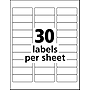Avery EcoFriendly Laser/Inkjet Address Labels, 1" x 2-5/8", White, 3,000 Labels/Box (48460)~#|#~4297F047-852B-44F8-8B81AAFD50ED3C57_sc7