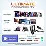 Delton K130 Wireless Noise Canceling Bluetooth Computer Earbud Headset, MS Teams, Black (DBHK130)~#|#~429A8F8F-3214-46E2-A279E44D750CF257_sc7
