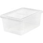 Iris 17 Qt. Snap Lid Storage Bin, Clear (CNL-17)~#|#~429CBD9F-AC5B-4954-A3AFB98F102DFF5C_sc7