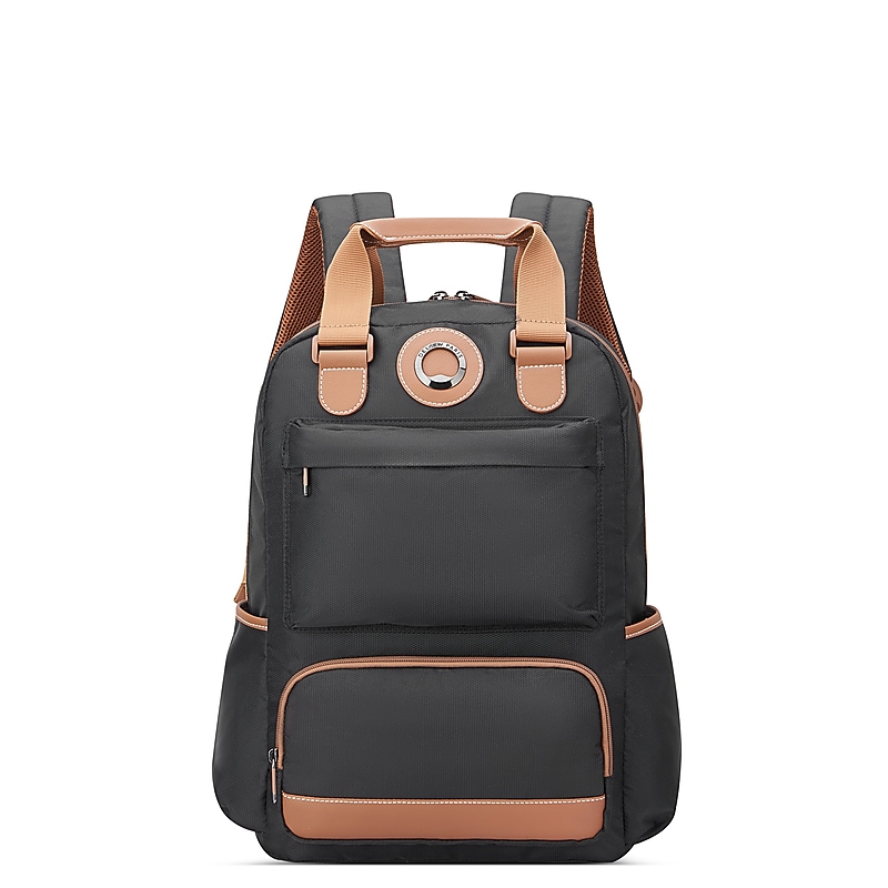 Delsey Flanerie Laptop Backpack, Medium, Black (40303160000) image 1